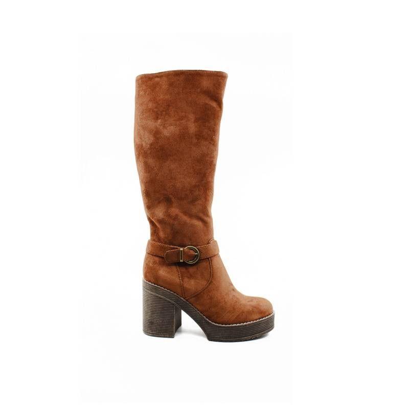 Bota Stylo Mujer Café ST23-14-0