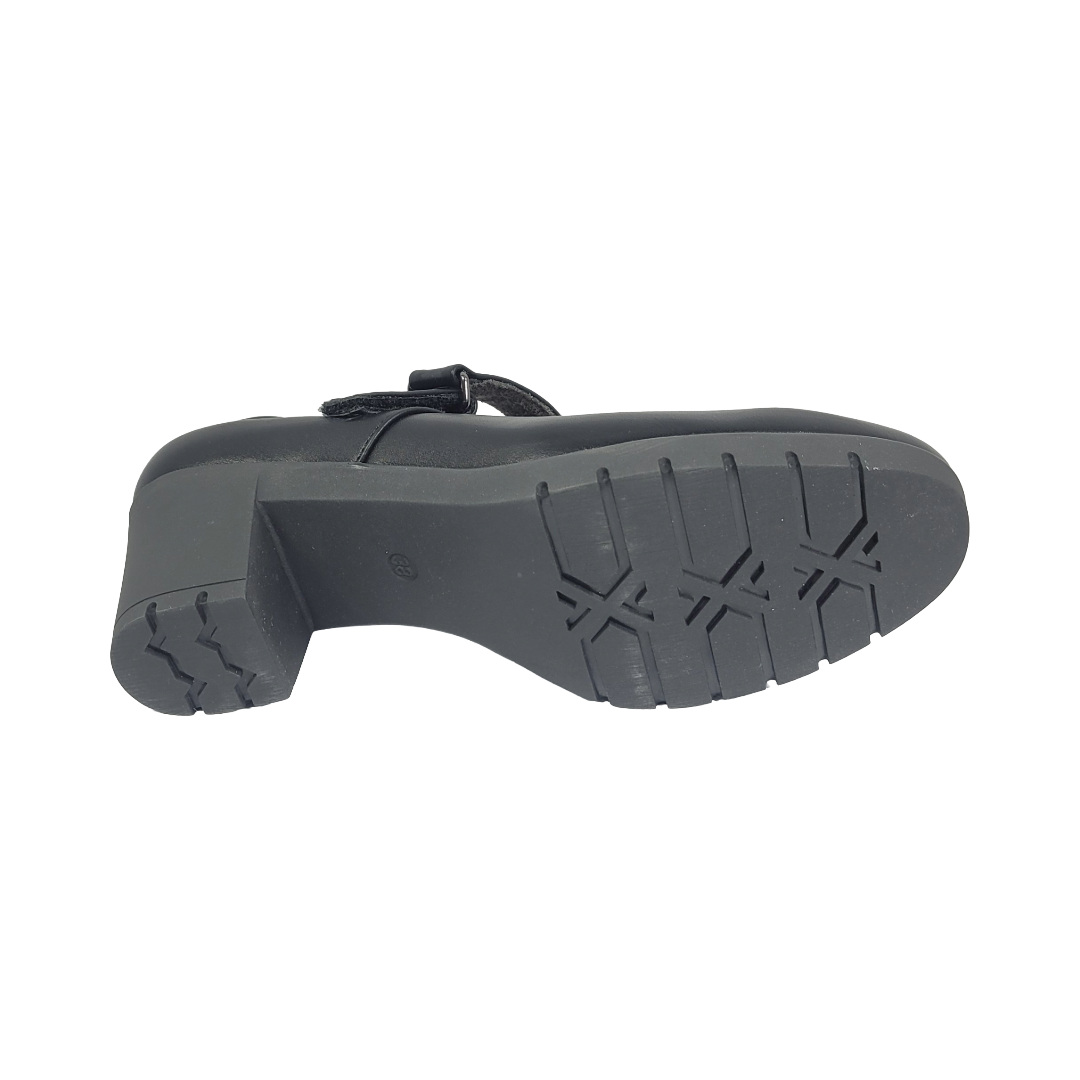 ZAPATOS DE CUECA HUALUNAOTE NEGRO MUJER A9350-3