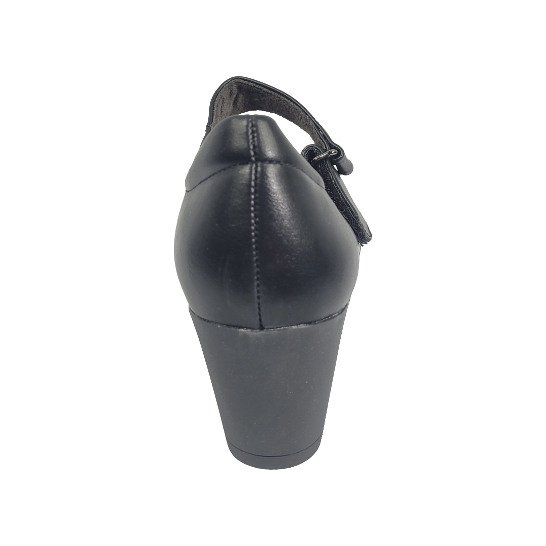 ZAPATOS DE CUECA HUALUNAOTE NEGRO MUJER A9350-4