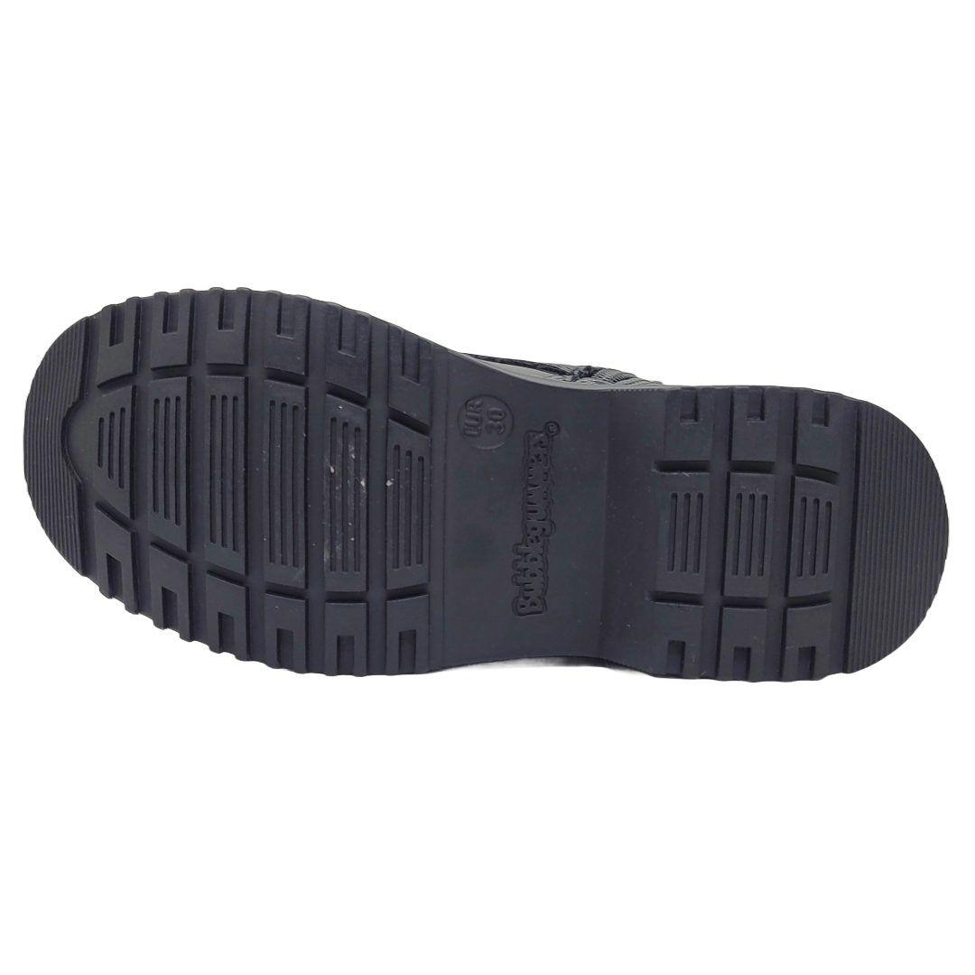 BOTINES BUBBLE GUMMERS NEGRO CHAROL 301-6866-2