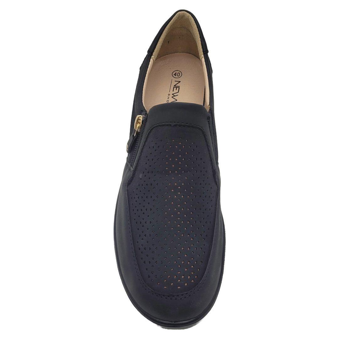 ZAPATOS CASUALES DE GAMUZA NEW WALK NEGROS | C25F2011-90-3