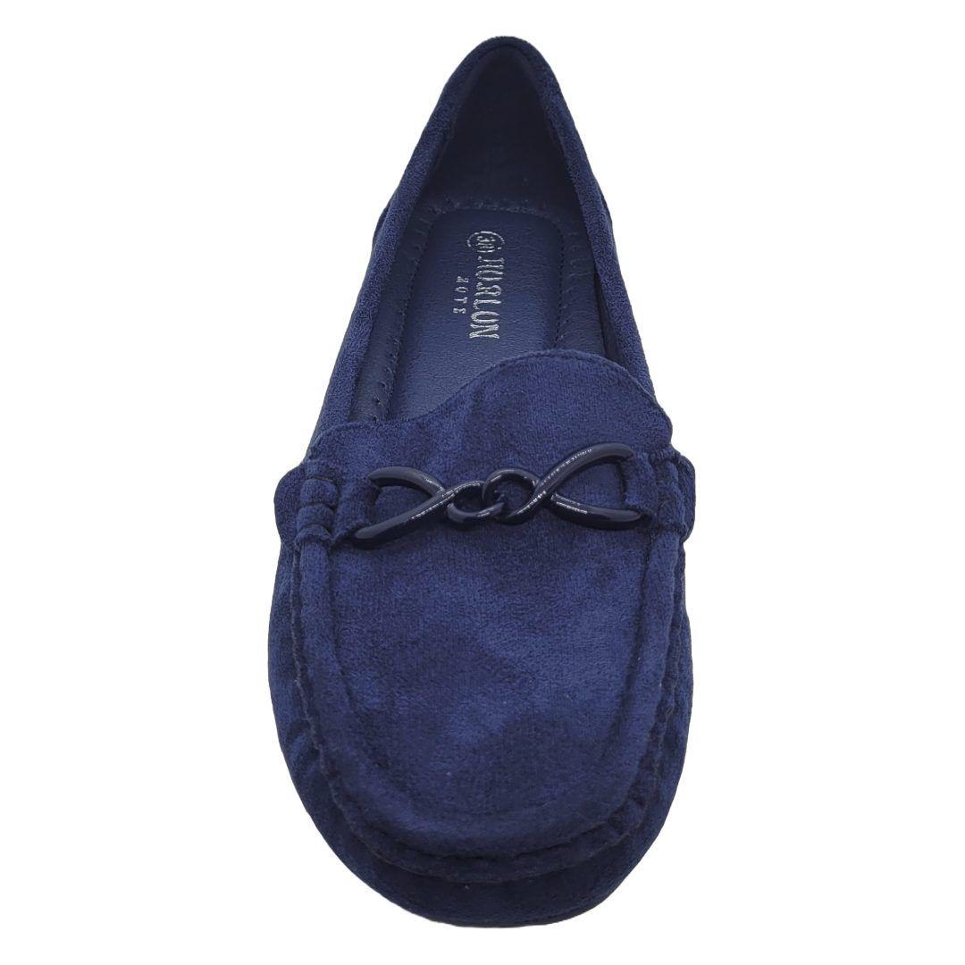 MOCASINES HUALUNAOTE GAMUZA AZULES | H-90-1