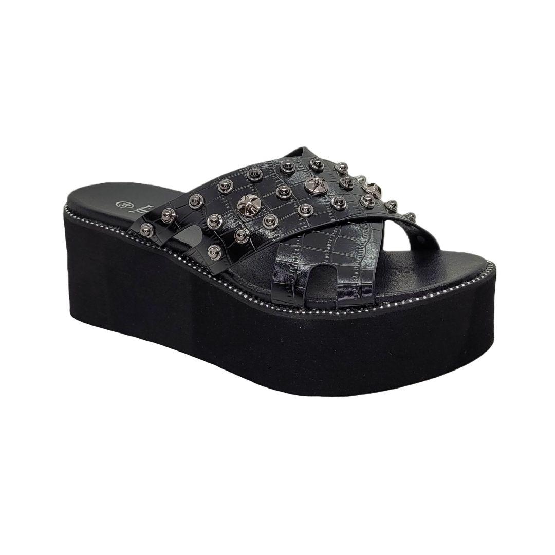 Sandalia Stylo Negro Mujer ST2330-0