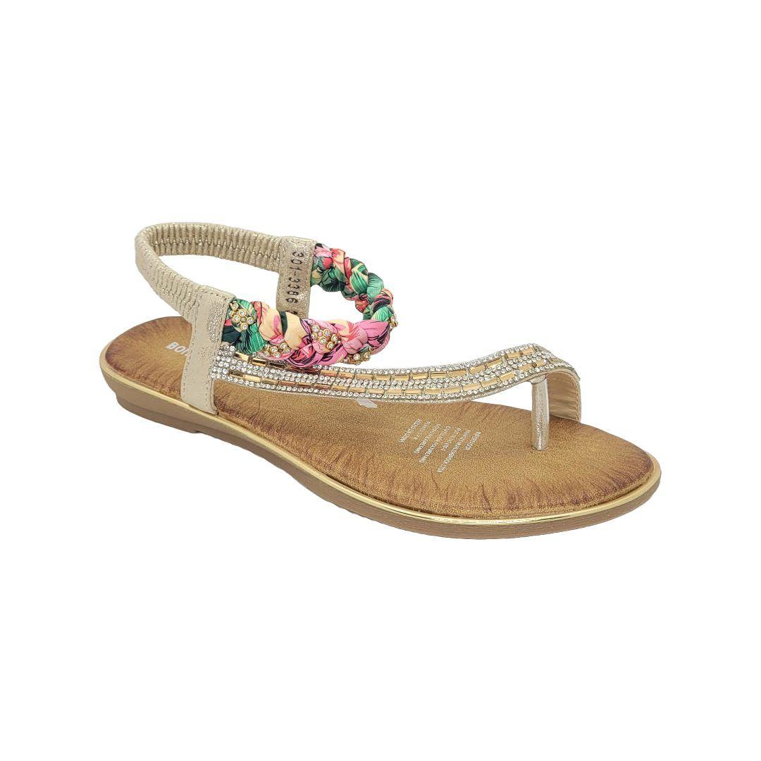 Sandalia De Fiesta Bonny Franco Gold 301-3386-0