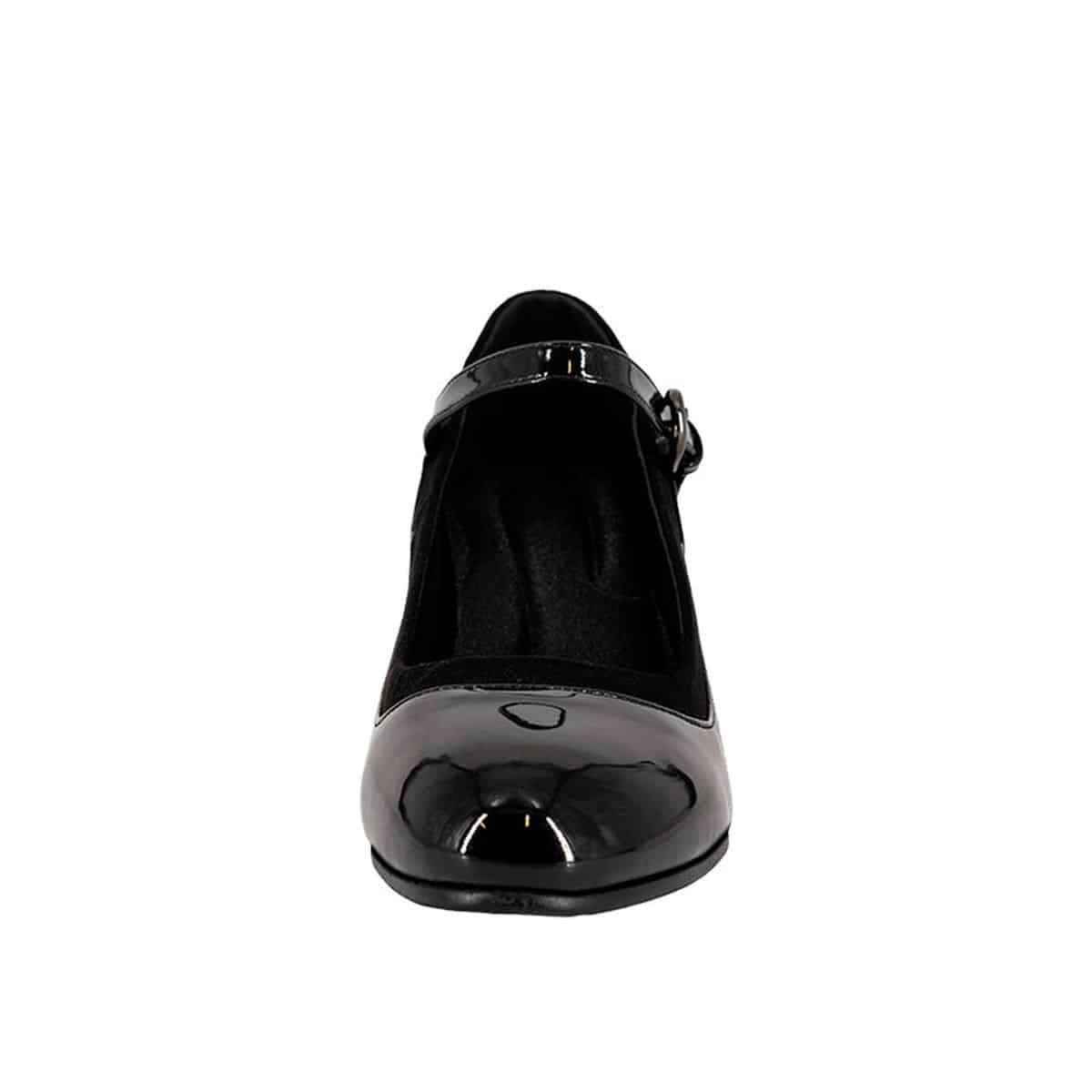 ZAPATOS ALQUIMIA 35/40 DE CUECA NEGRO CHAROL 3368-2