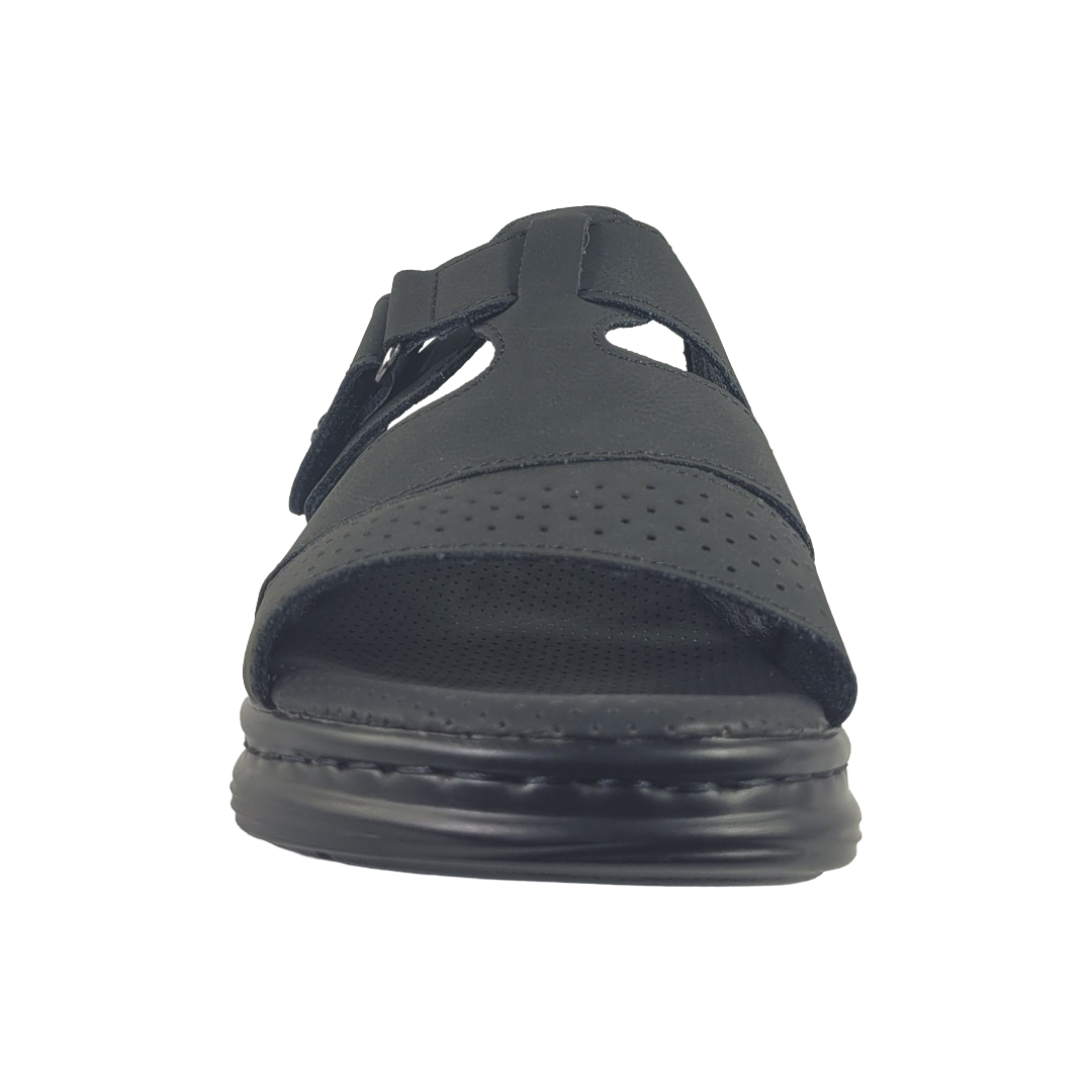 SANDALIAS PASSER NEGRO CASUAL MUJER 008-02-2