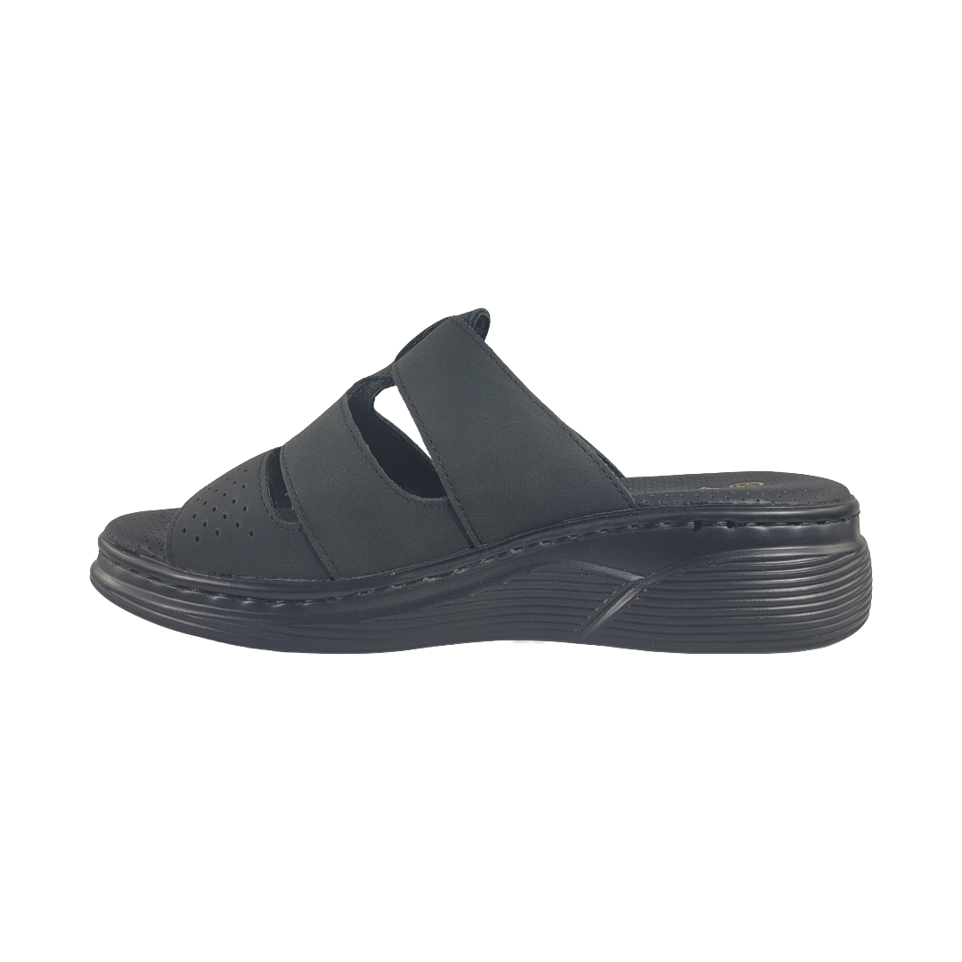 SANDALIAS PASSER NEGRO CASUAL MUJER 008-02-3