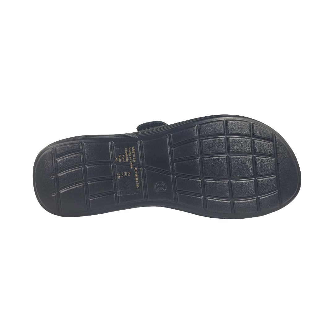 SANDALIAS PASSER NEGRO CASUAL MUJER 008-02-4