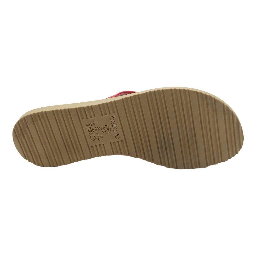 SANDALIA CODORITO BEIRA RIO ROJA | 8395.200.9921-86347-4