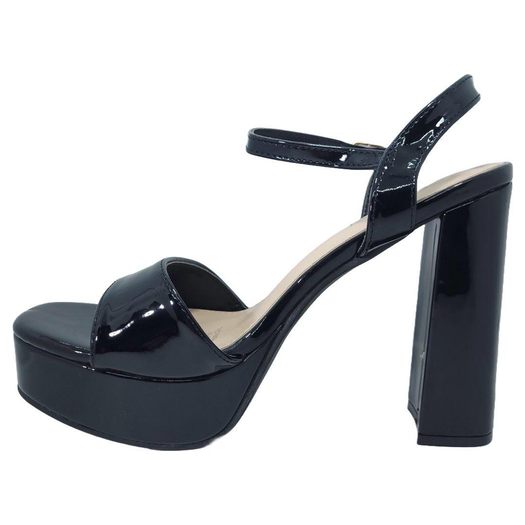 SANDALIAS DE FIESTA HUALUNAOTE BLACK CHAROL | T2116-2