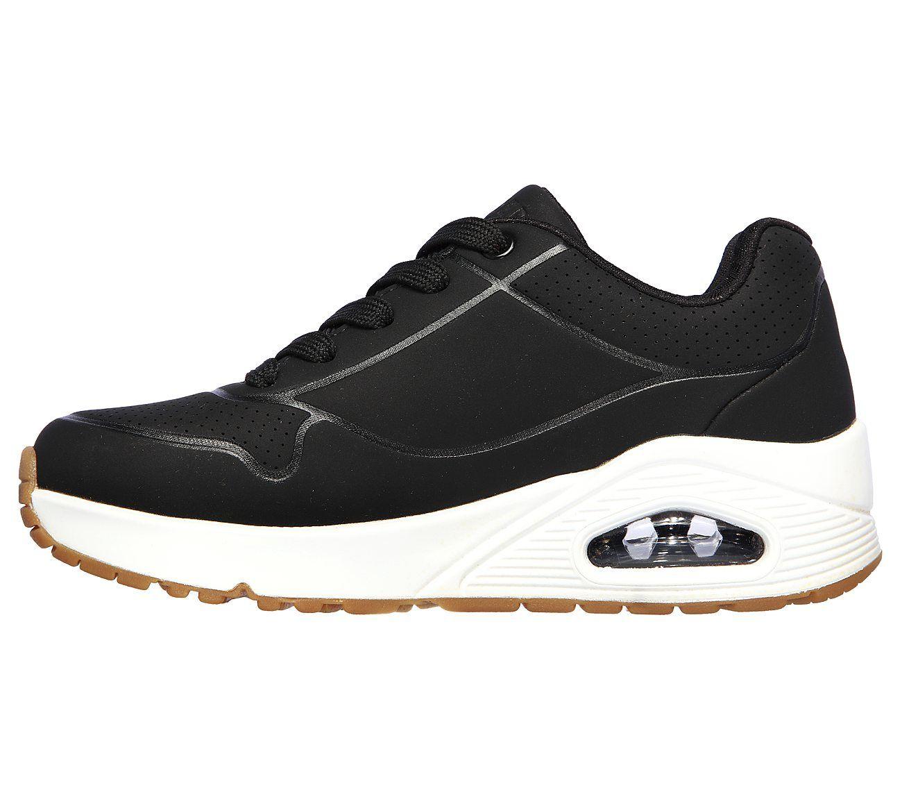 ZAPATILLAS SKECHERS UNO STAND ON AIR NIÑOS 403674L-BLK-3