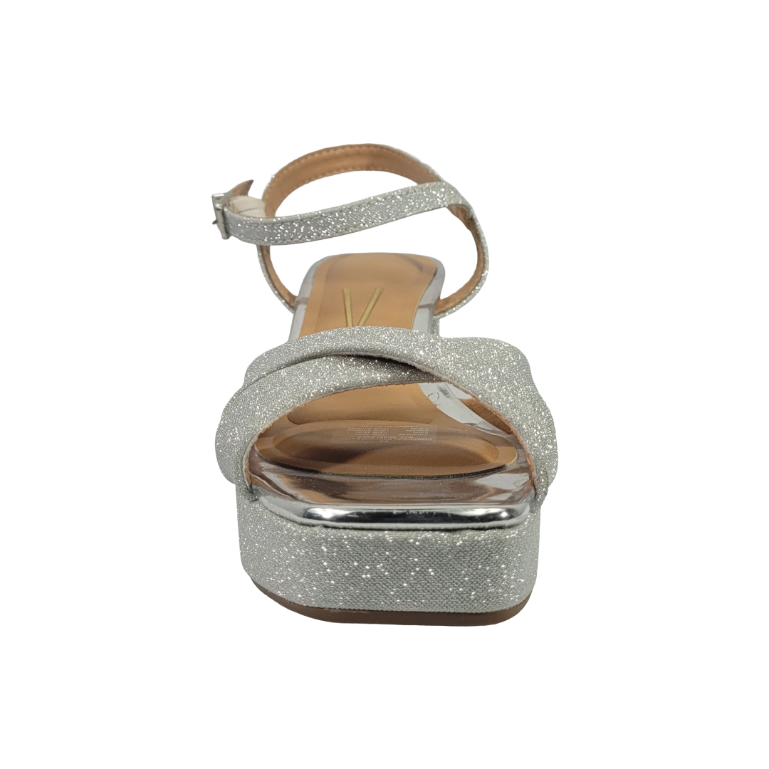 SANDALIAS DE FIESTA VIZZANO PLATA MUJER | 6472.204.26594-41-2