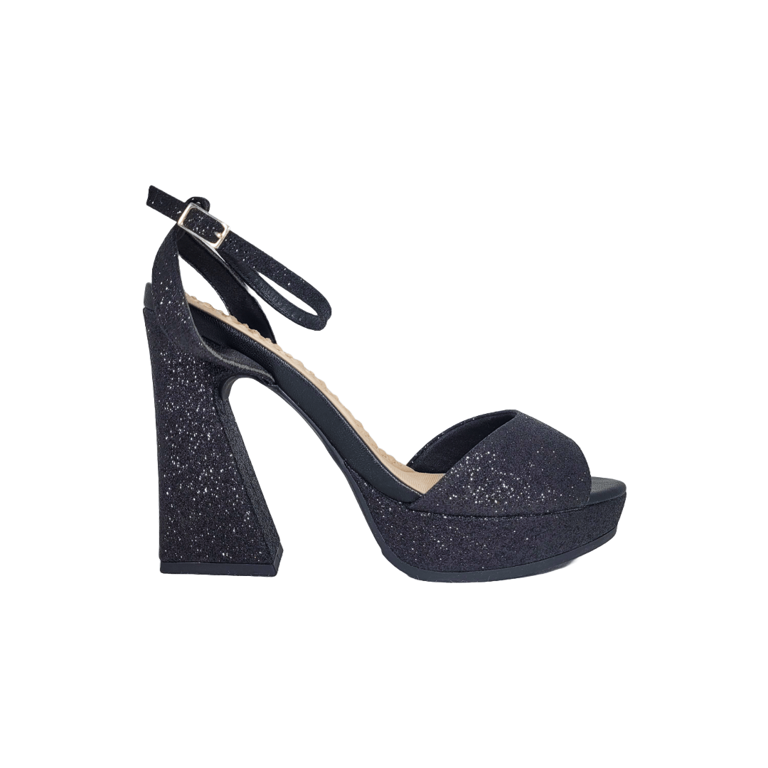 SANDALIA DE FIESTA PICCADILLY NEGRA | PI-81801500000017-0