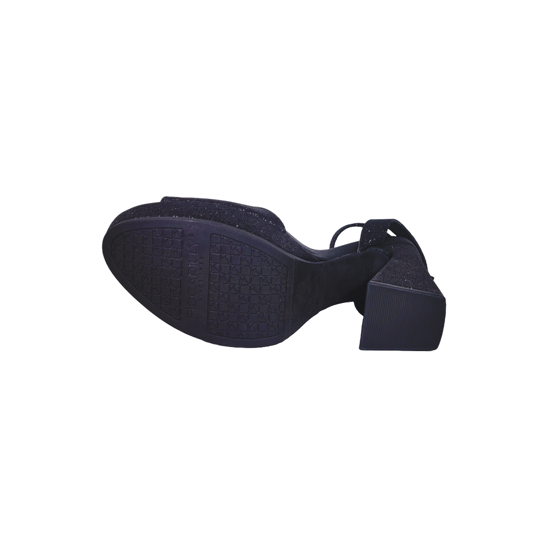 SANDALIA DE FIESTA PICCADILLY NEGRA | PI-81801500000017-4