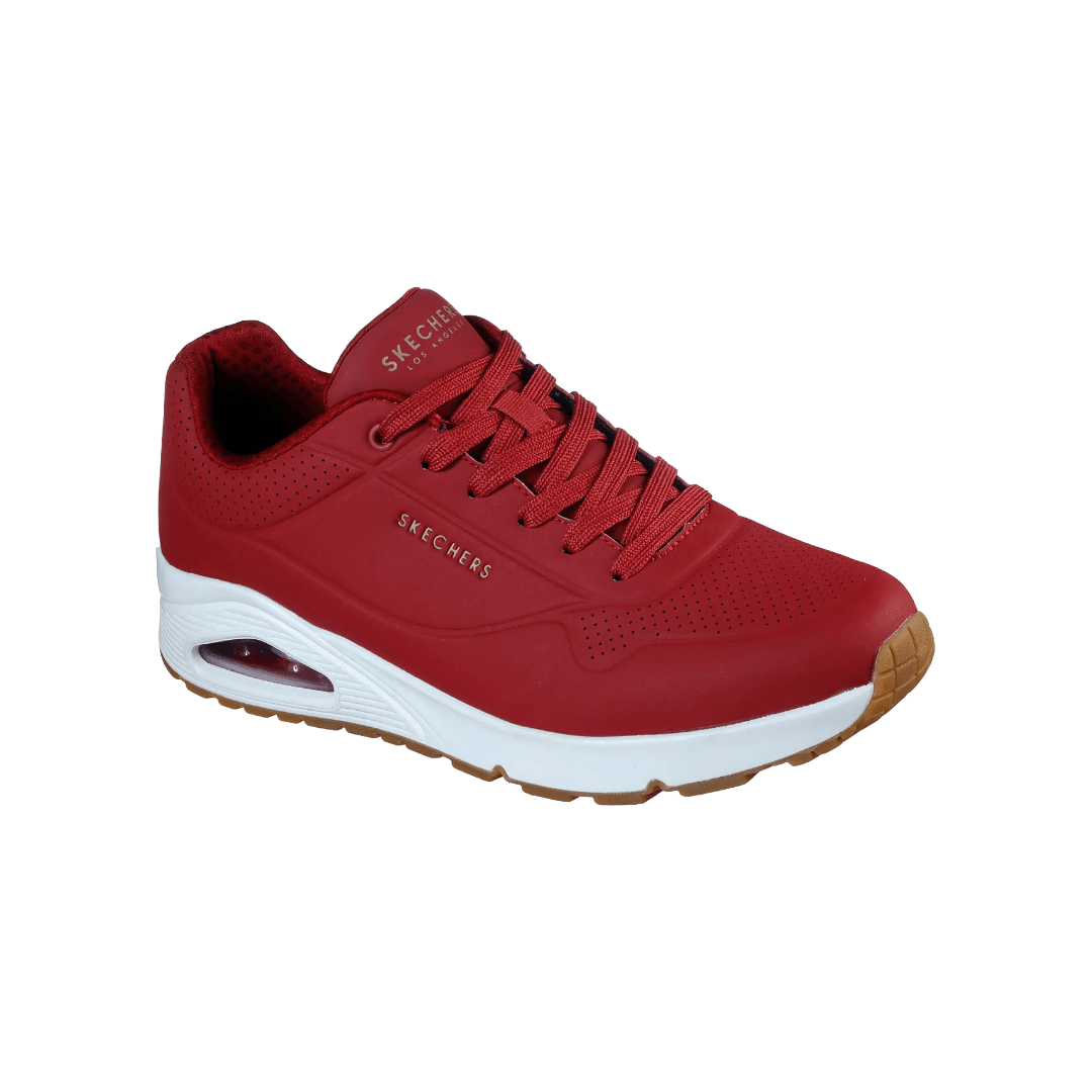 ZAPATILLAS URBANAS SKECHERS UNO STAND ON AIR HOMBRE | 52458-DKRD-1