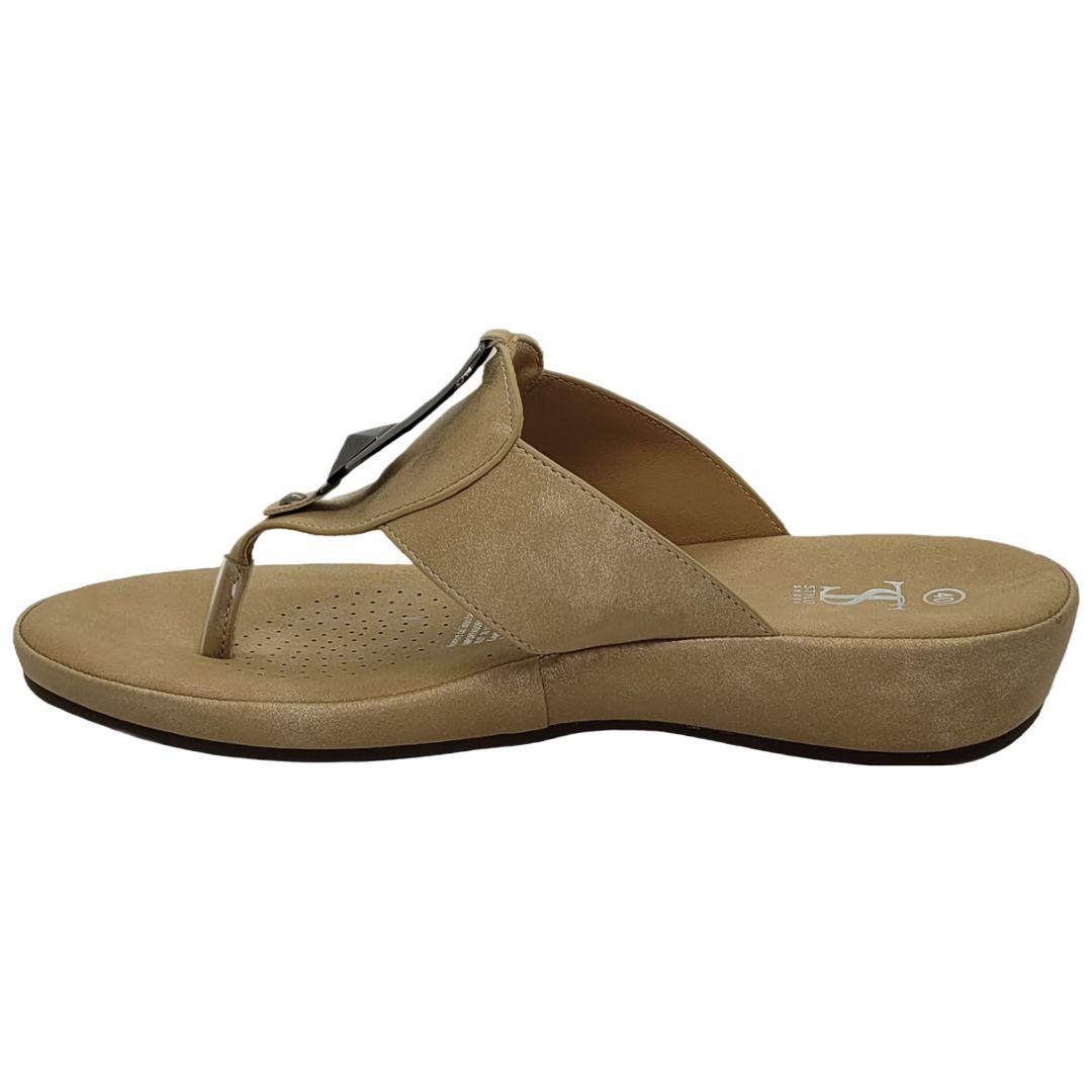 Sandalia Stylo Camel Mujer ST2307-1