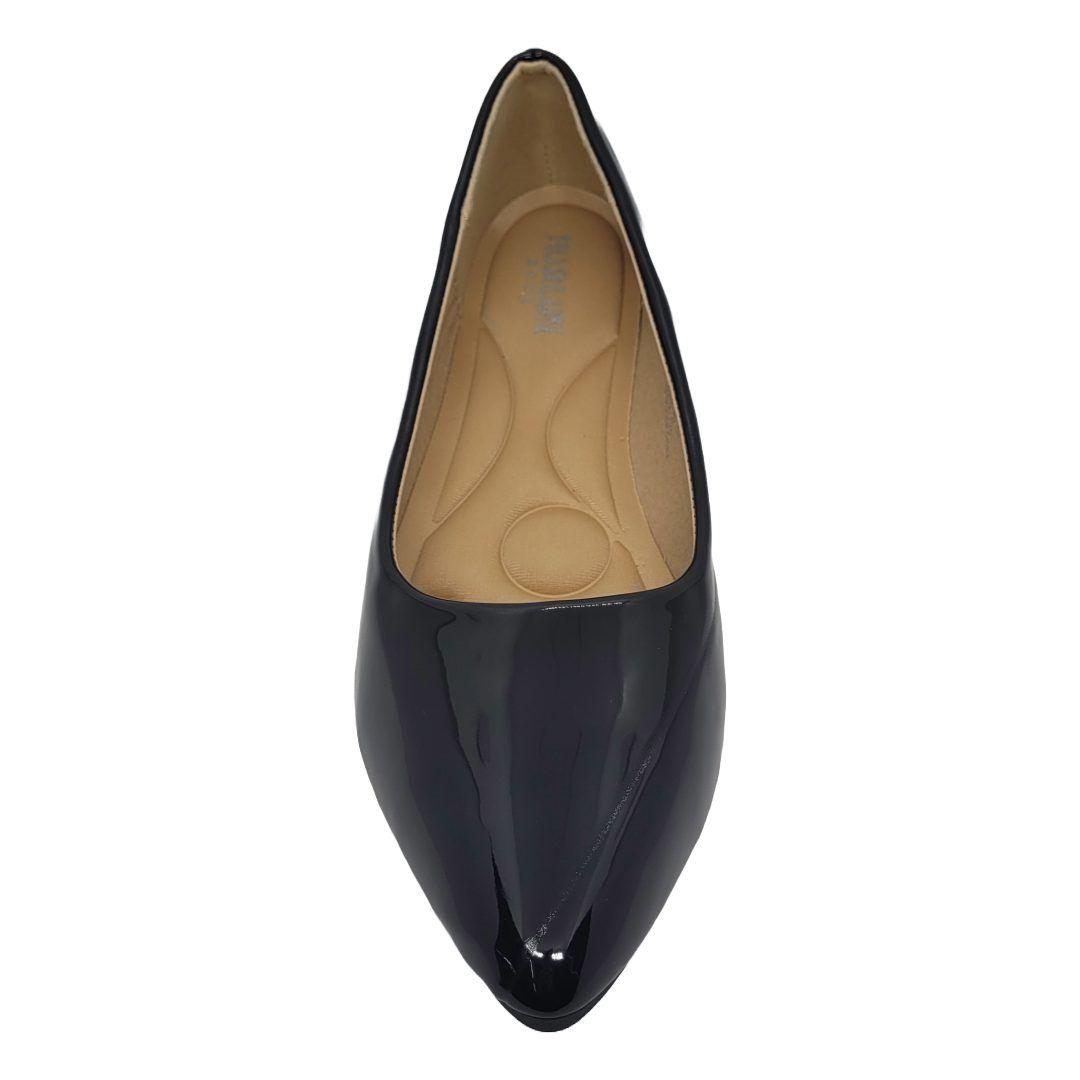 ZAPATOS HUALUNAOTE BLACK CHAROL | HLD-601A-4