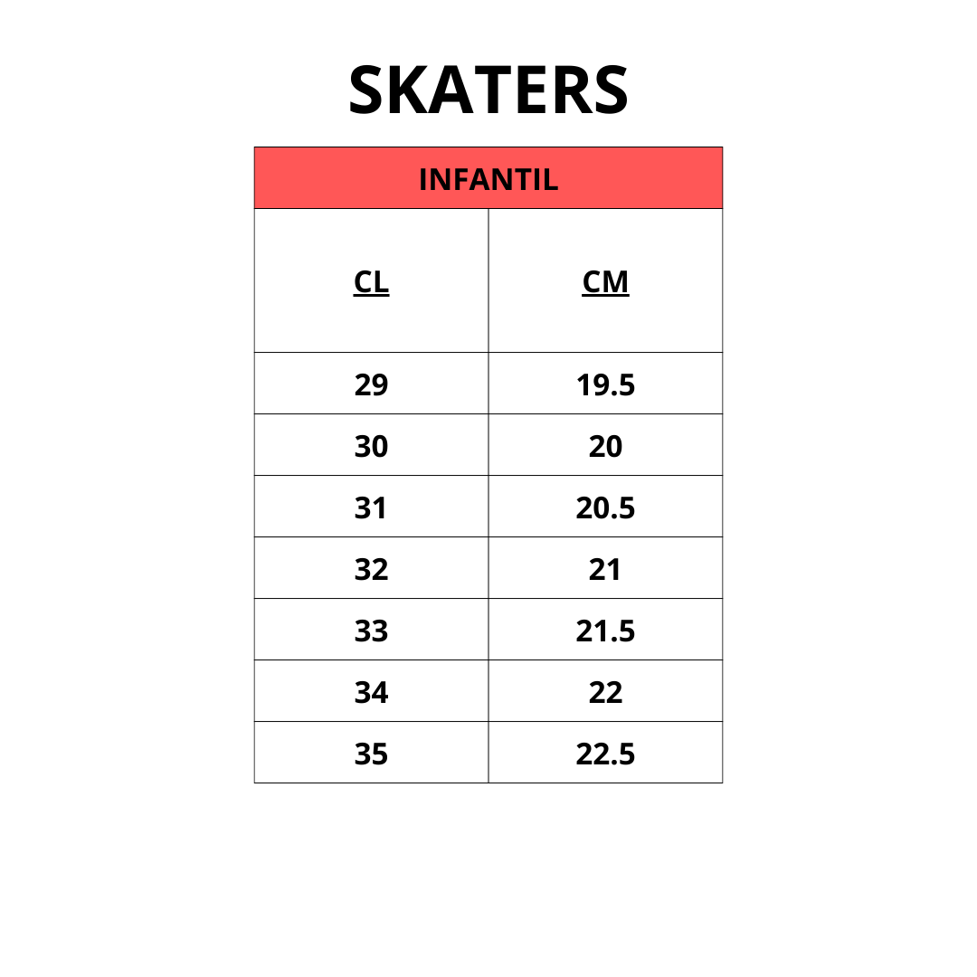 ZAPATILLAS URBANAS SKATERS INFANTIL | 803-1192-6