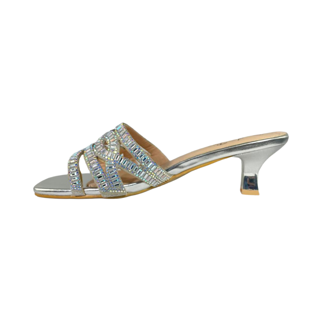 SANDALIAS DE FIESTA J-RUN PLATEADO MUJER G679F3-3