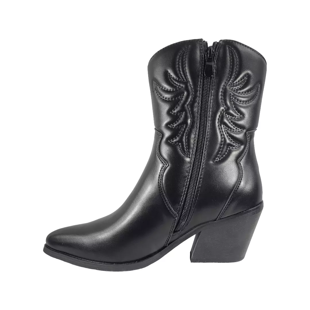 BOTINES TUO TUO NEGRO CASUAL MUJER | 24-29-3