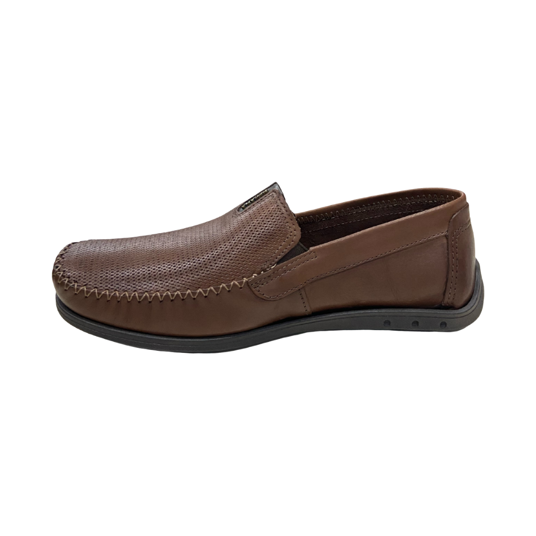 MOCASINES PEGADA CAFE DE HOMBRE 141605-01-3