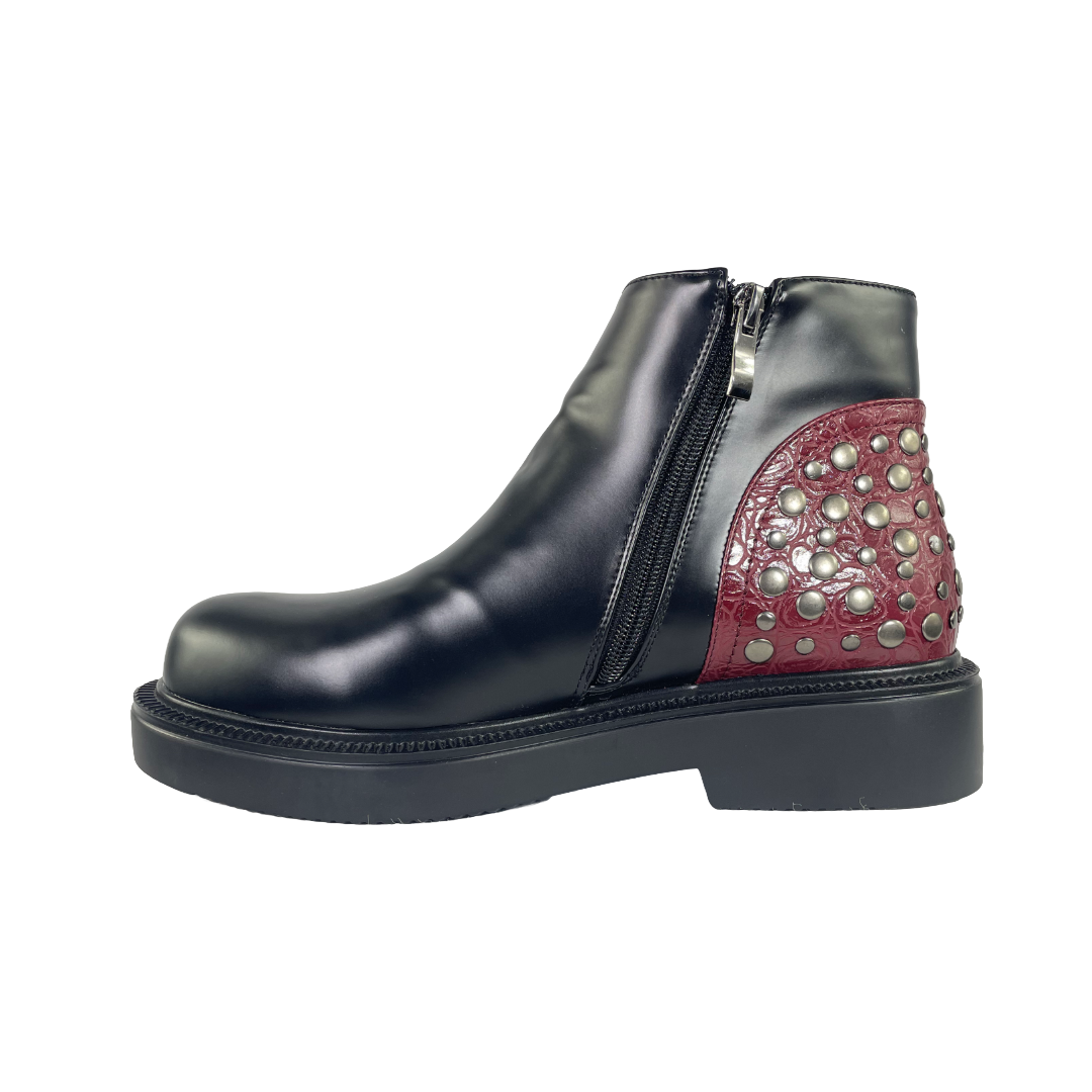 BOTINES POLICE NEGRO CASUAL MUJER MR-PB5964-S424-3