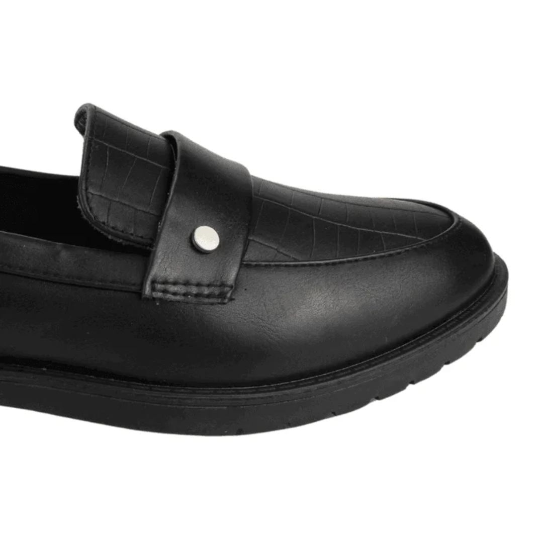 MOCASINES NEW WALK AUDREY NEGRO MUJER |FM5641P-90-2