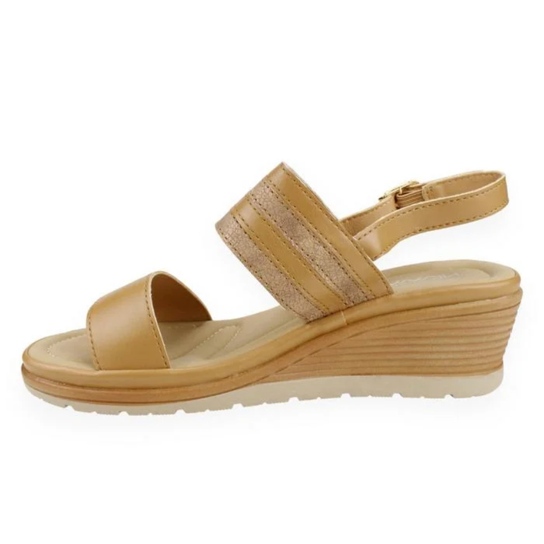 SANDALIAS NEW WALK CAMEL MUJER A2152-303-CA-2