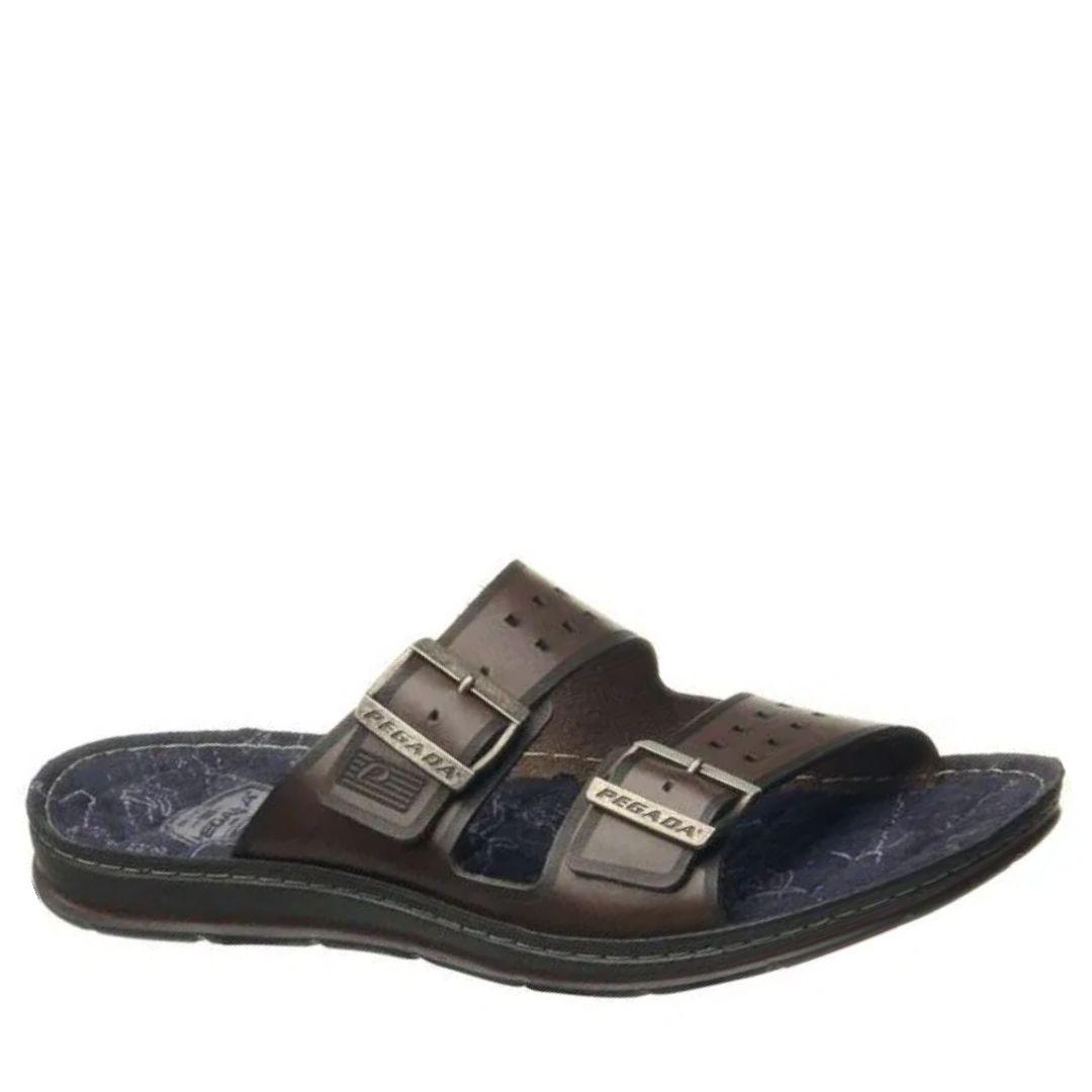 SANDALIAS PEGADA MARRON HOMBRE 132851-02-0