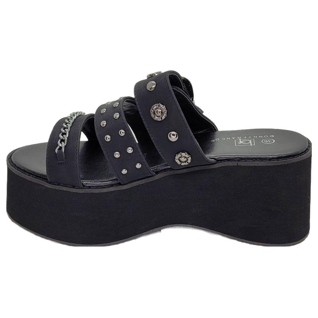 SANDALIA BONNY FRANCO NEGRO MUJER 384-0070-1