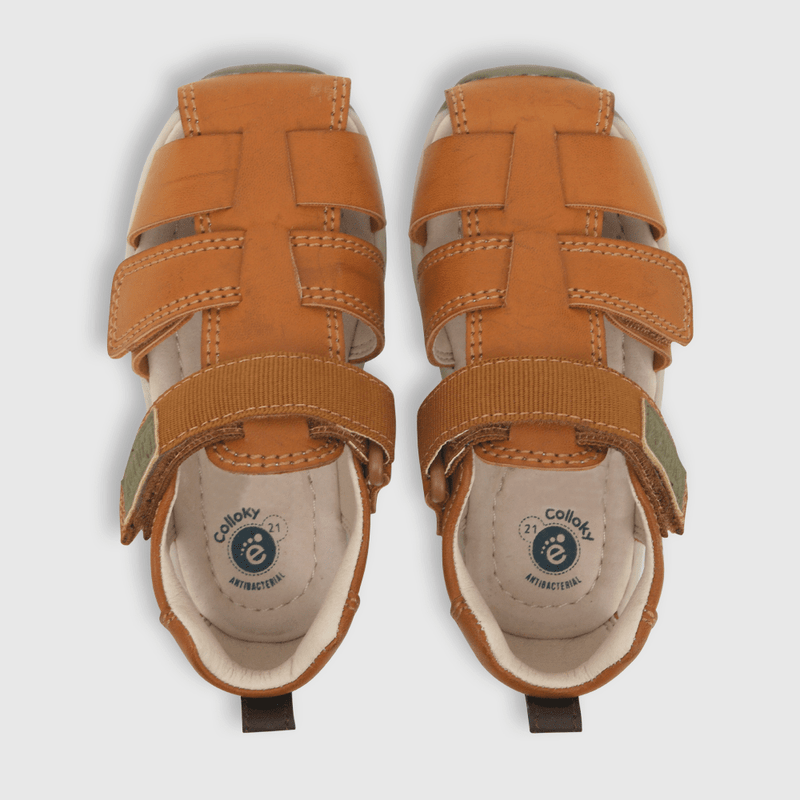 Sandalia Colloky franciscana amarillo Bebes (18 a 21) 33030-3