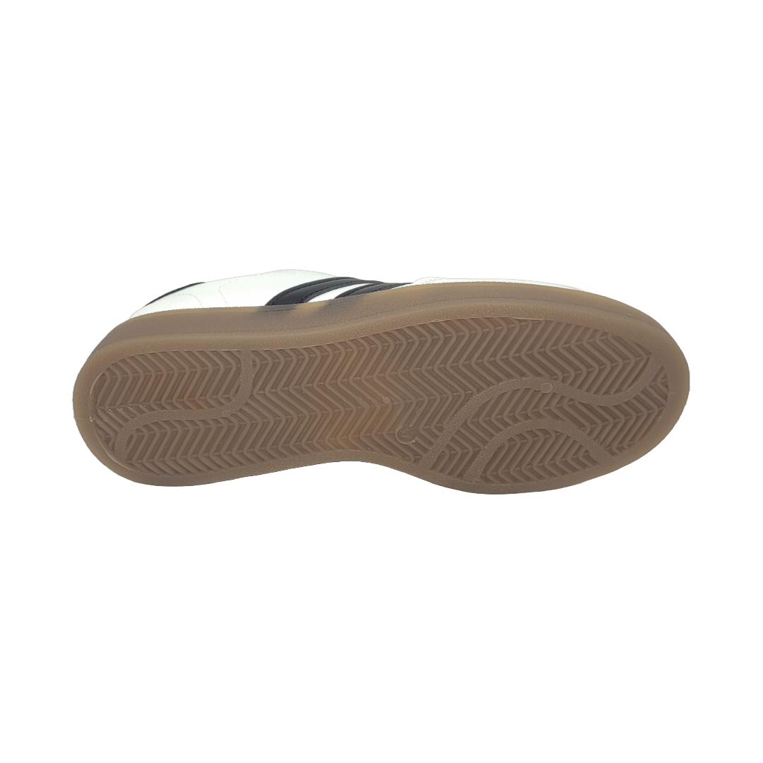ZAPATILLAS URBANAS SKATER BLANCO/NEGRO MUJER | 772-0500-4