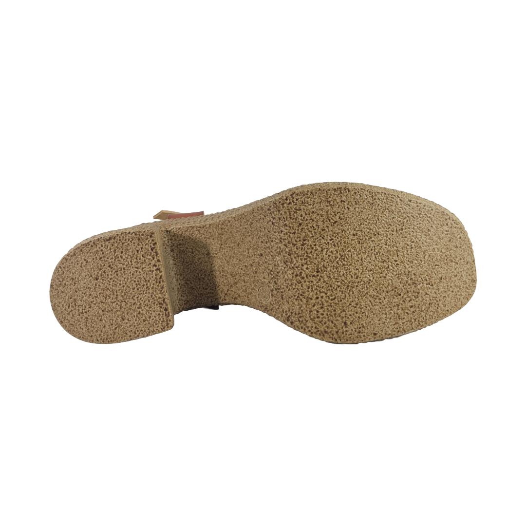 SANDALIAS BY PASS FASHION CAMEL MUJER | V25-Y5684-2-4