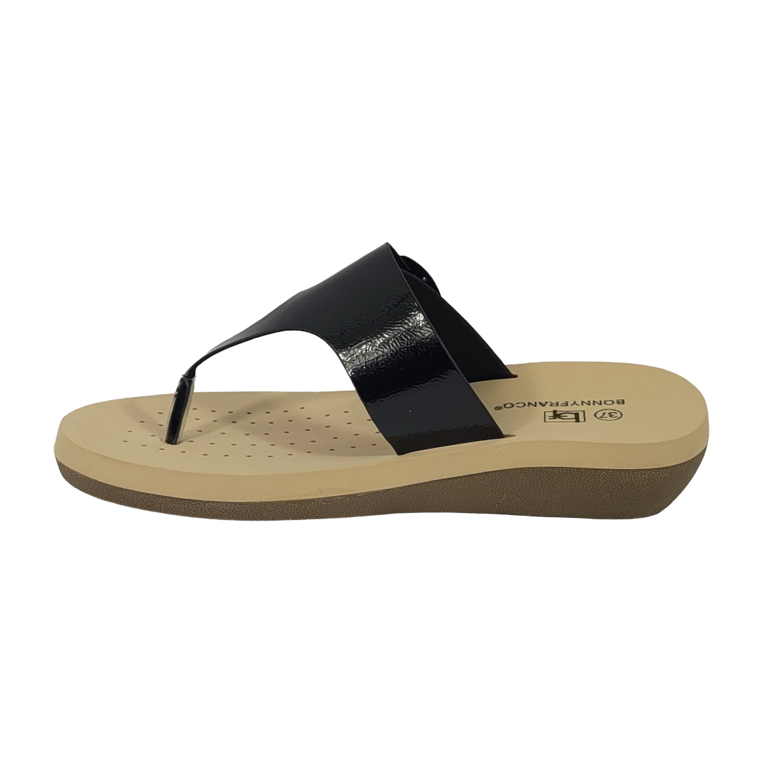 SANDALIAS BONNY FRANCO NEGRO MUJER 384-0078-1