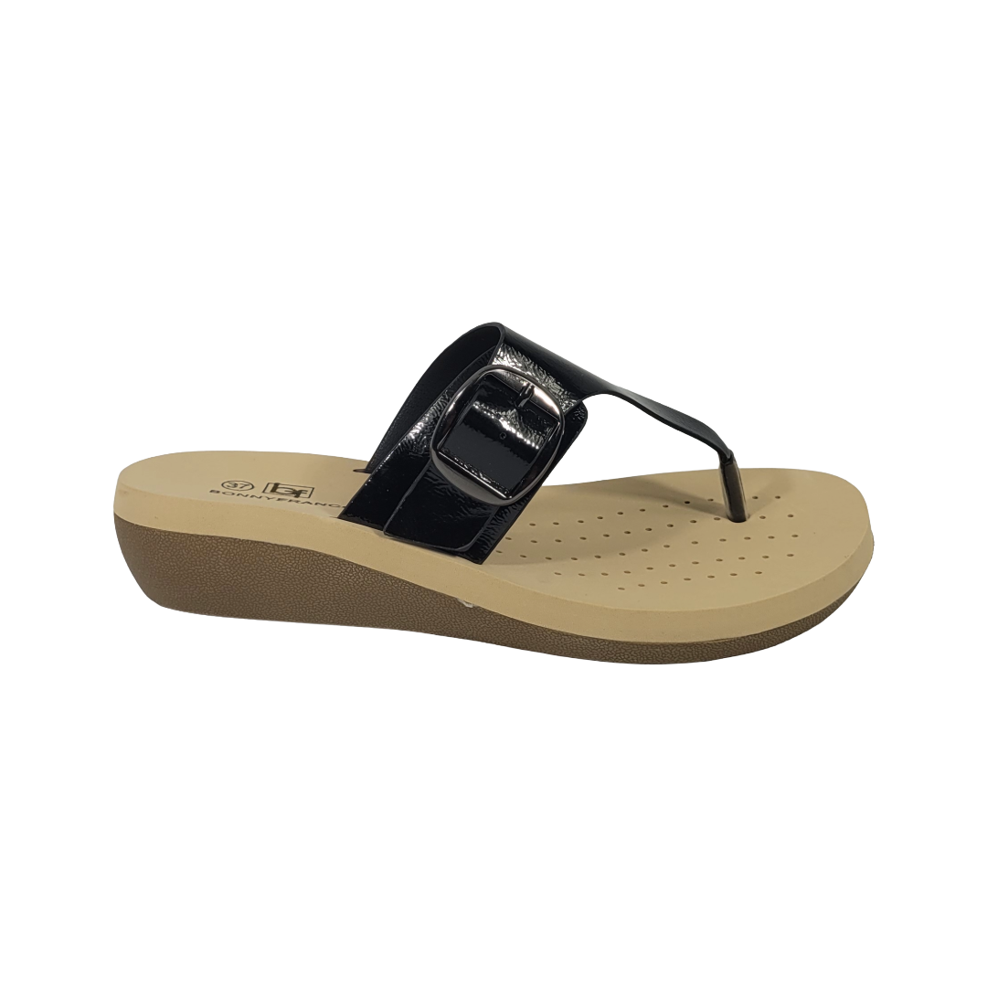 SANDALIAS BONNY FRANCO NEGRO MUJER 384-0078-2