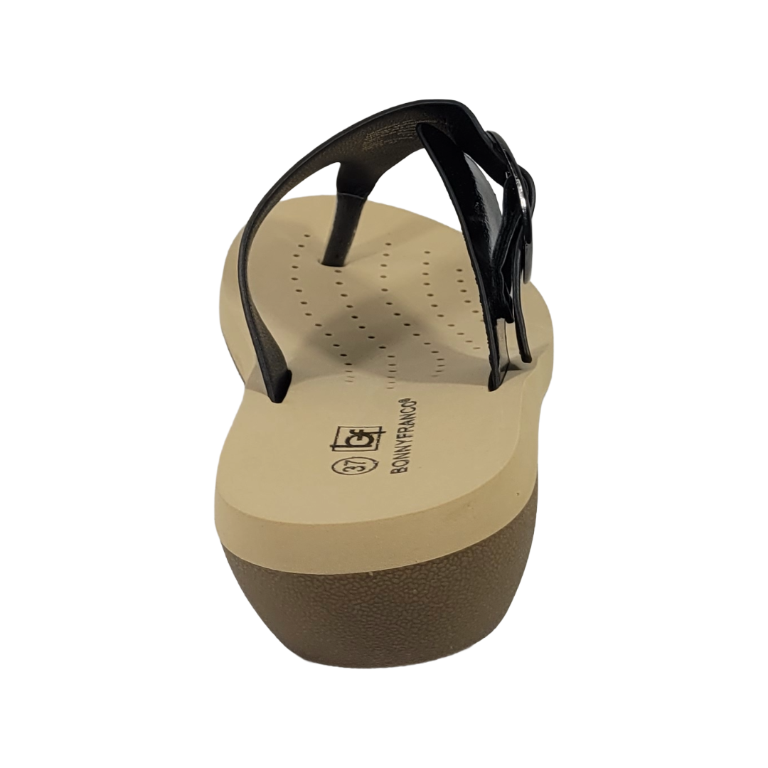 SANDALIAS BONNY FRANCO NEGRO MUJER 384-0078-4