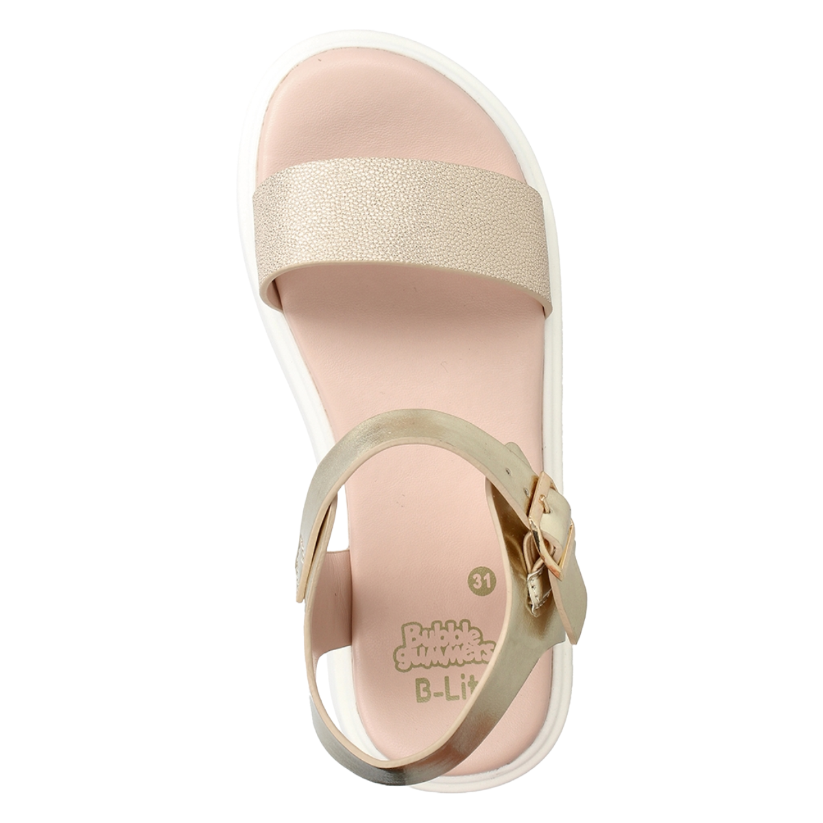 SANDALIAS BUBBLE GUMMERS DAFNE DORADO 361-8382-3