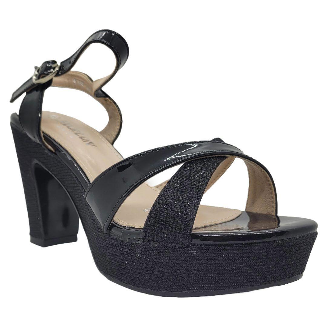 SANDALIA DE FIESTA HUALUNAOTE BLACK | R126-2