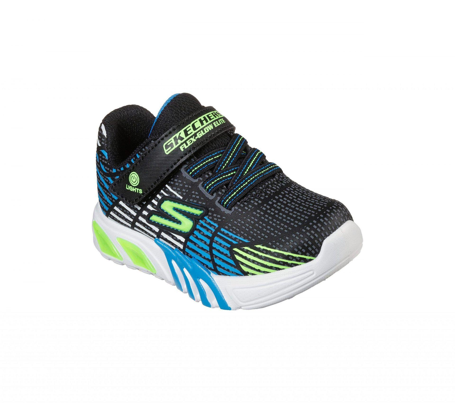 ZAPATILLAS SKECHERS FLEX GLOW ELITE LUCES BEBES 400135N-BBLM-0