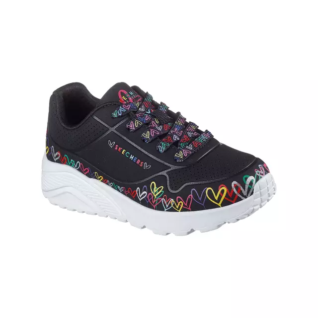 ZAPATILLAS URBANAS SKECHERS UNO LITE INFANTIL 314089L-BKMT-1