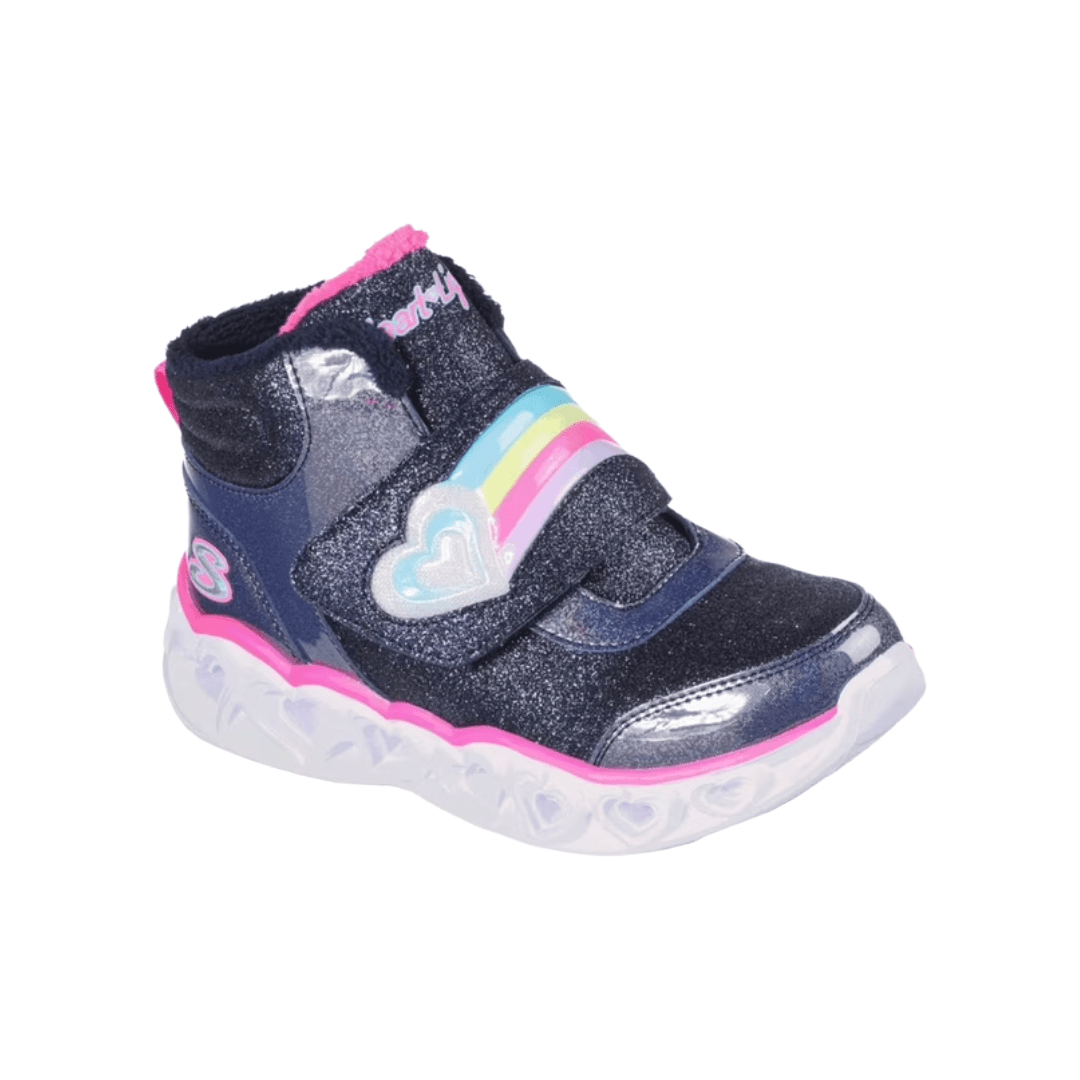 BOTINES SKECHERS UNO LITE INFANTIL 302669L-NVPK-1