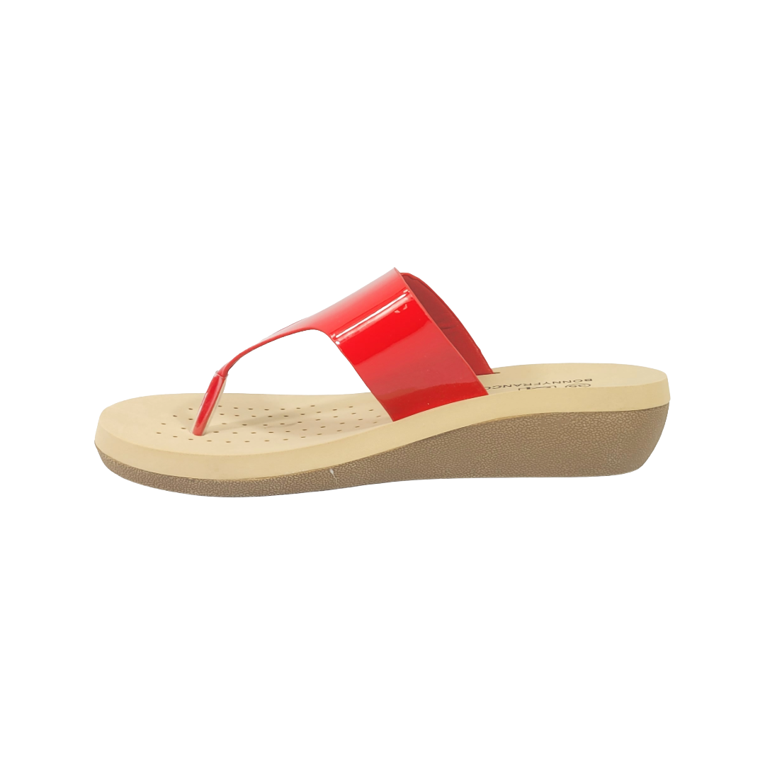 SANDALIAS BONNY FRANCO ROJO MUJER 384-0078-1