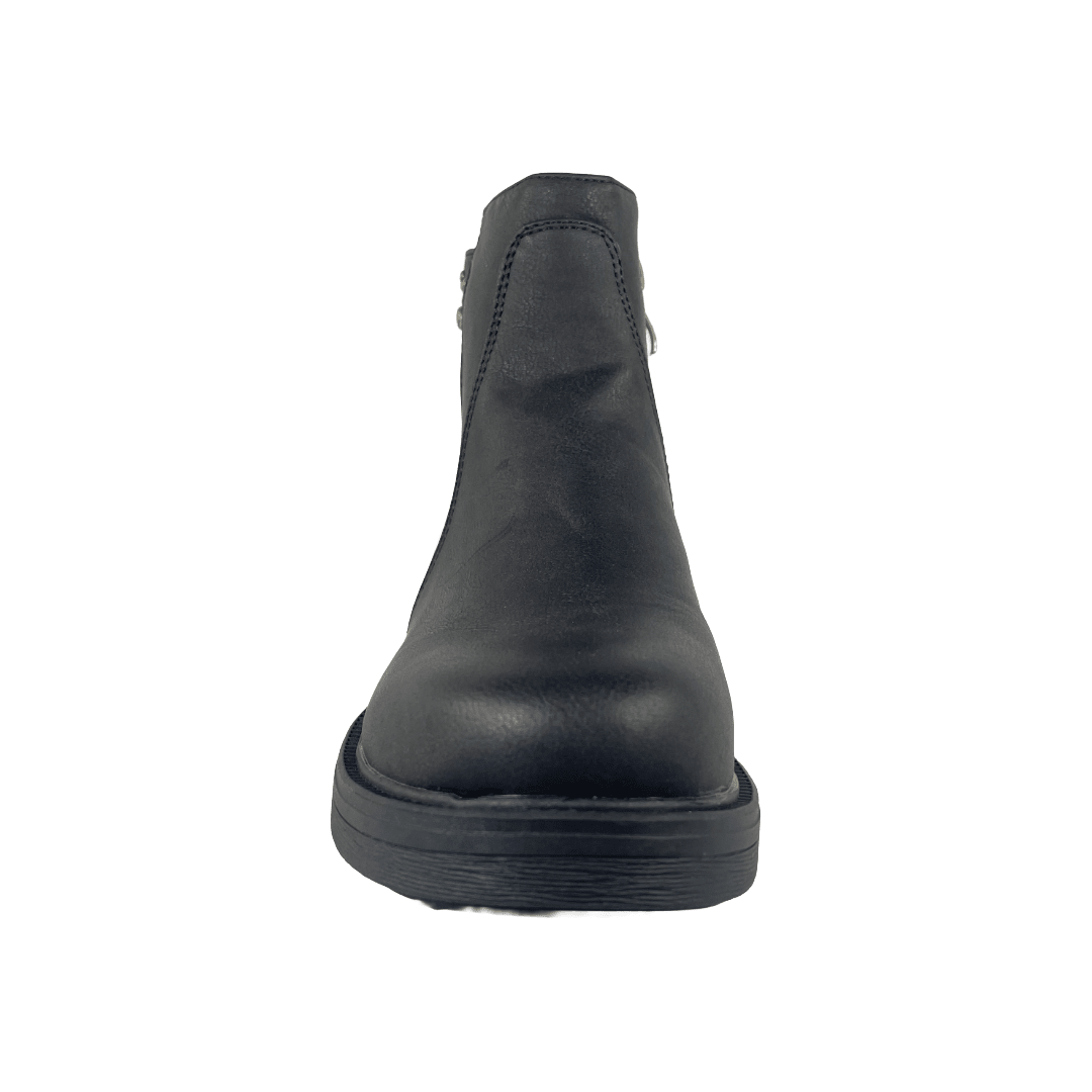 BOTINES POLICE NEGRO CASUAL MUJER MR-W1652-R2661-2