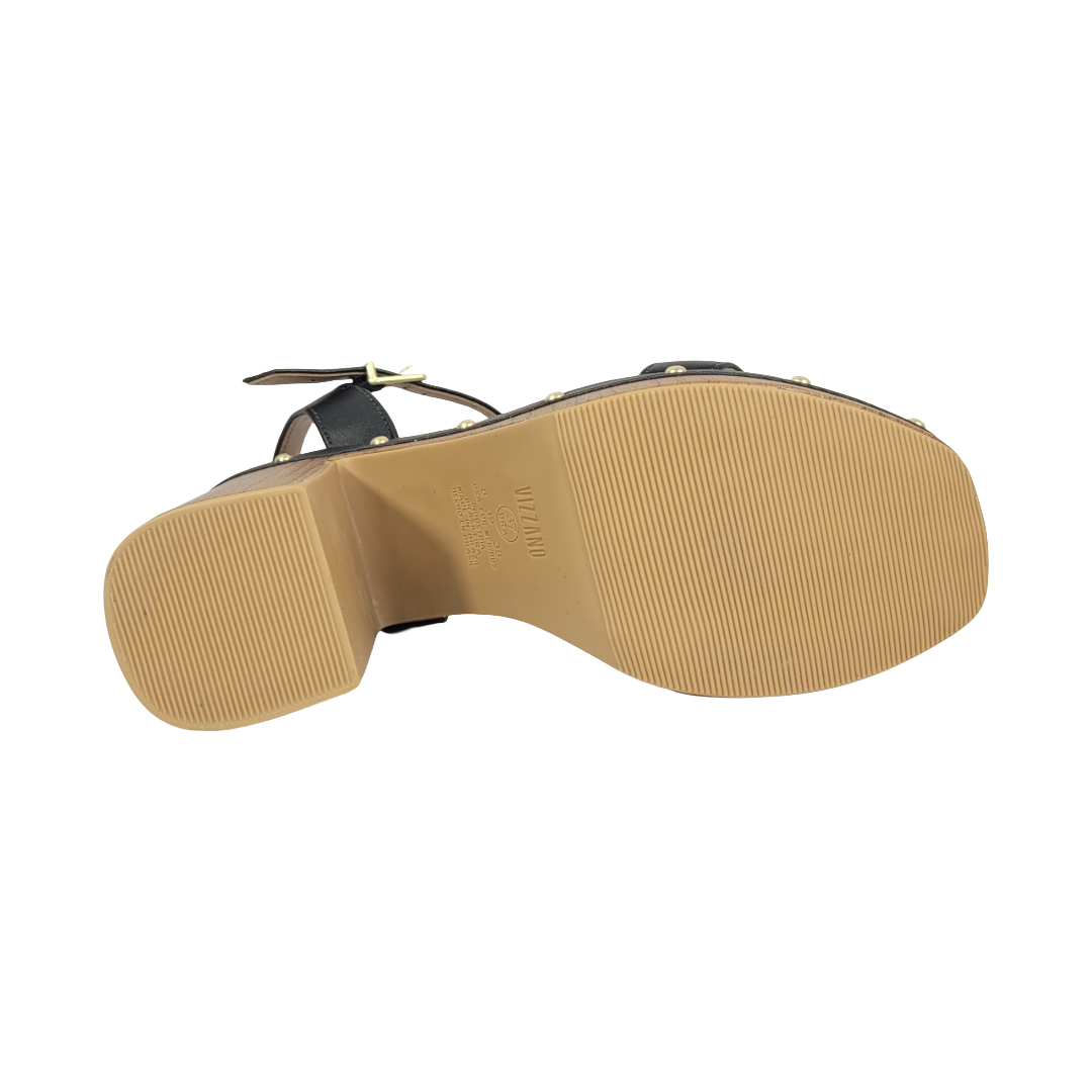 SANDALIAS VIZZANO NEGRO MUJER | 6541.200.28683-96782-5