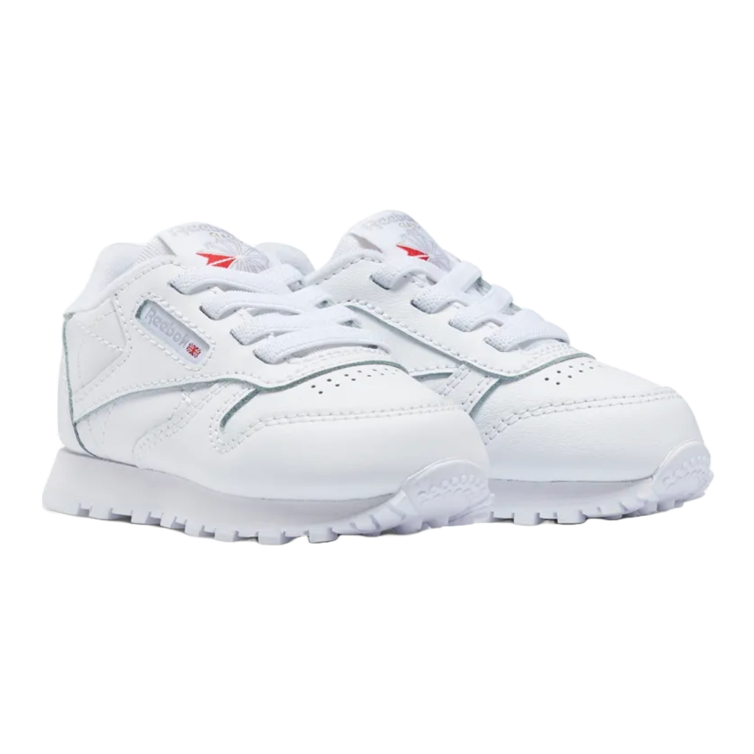 ZAPATILLAS REEBOK CLASSICS CL LTHR BLANCAS (NIÑOS) | 100001-1