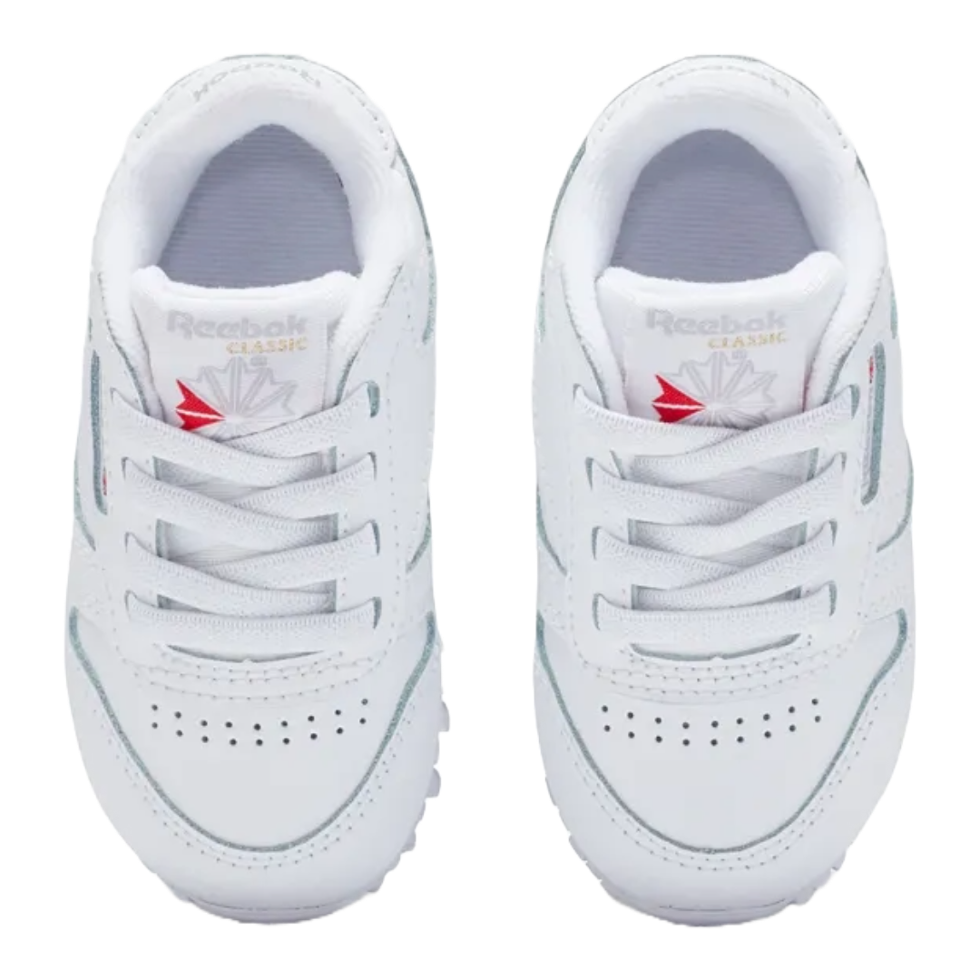 ZAPATILLAS REEBOK CLASSICS CL LTHR BLANCAS (NIÑOS) | 100001-2