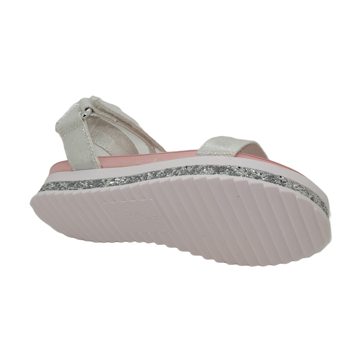 SANDALIAS MOLEKINHA NIÑAS SILVER 2305.1559.18609-41-4