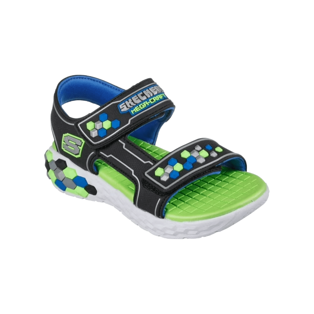 SANDALIAS SKECHERS MEGA SPALSH INFANTIL 402214L-BBLM-1