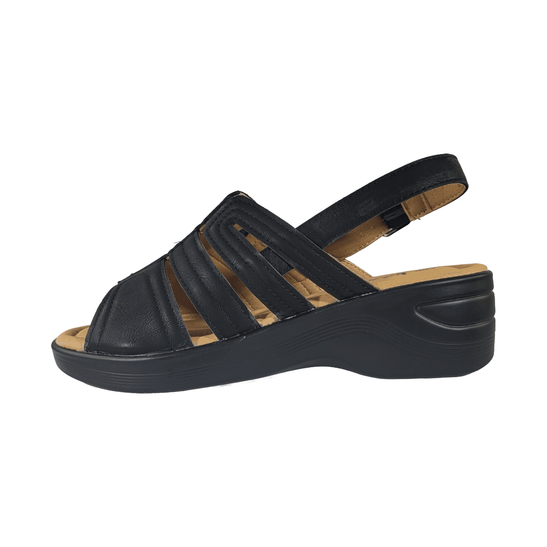 SANDALIAS NEW WALK NEGRO MUJER | FSAC123-90-3