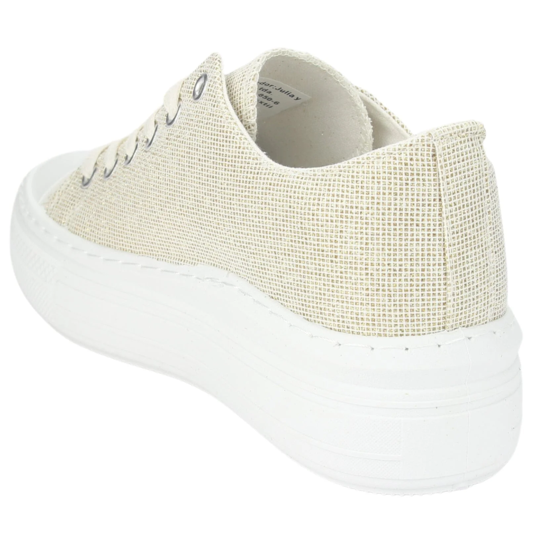 ZAPATILLAS URBANAS CHALADA MUJER DORADO 23-CLU-11-3